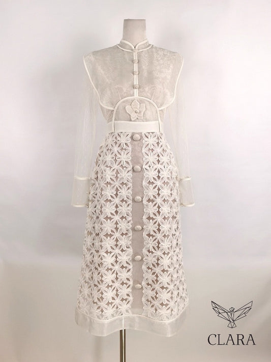 Elegant white dress